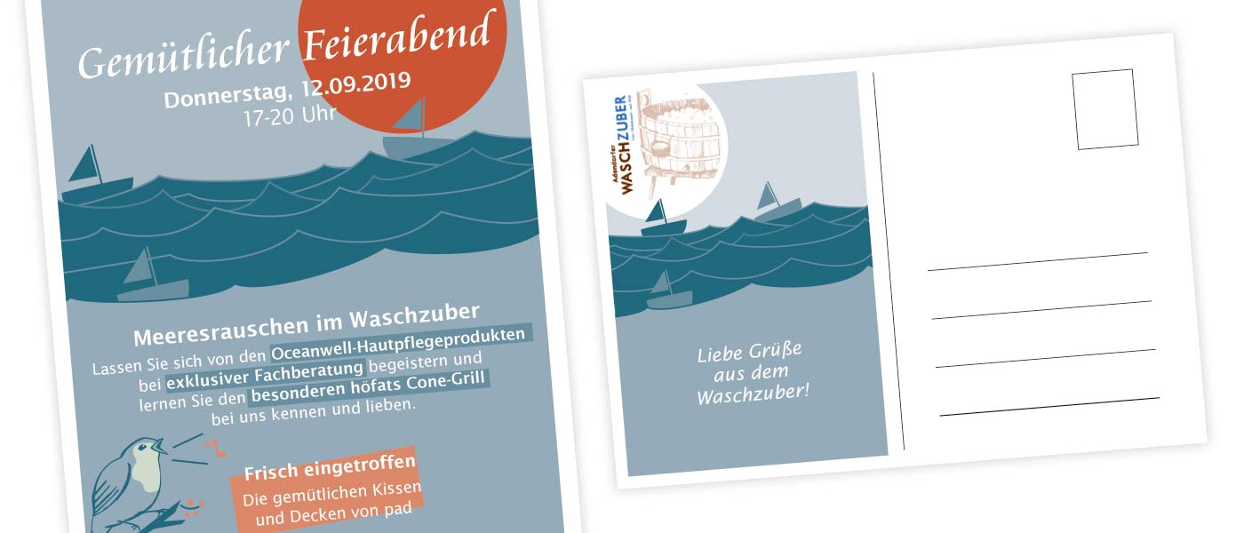 Flyer für den Andendorfer Waschzuber